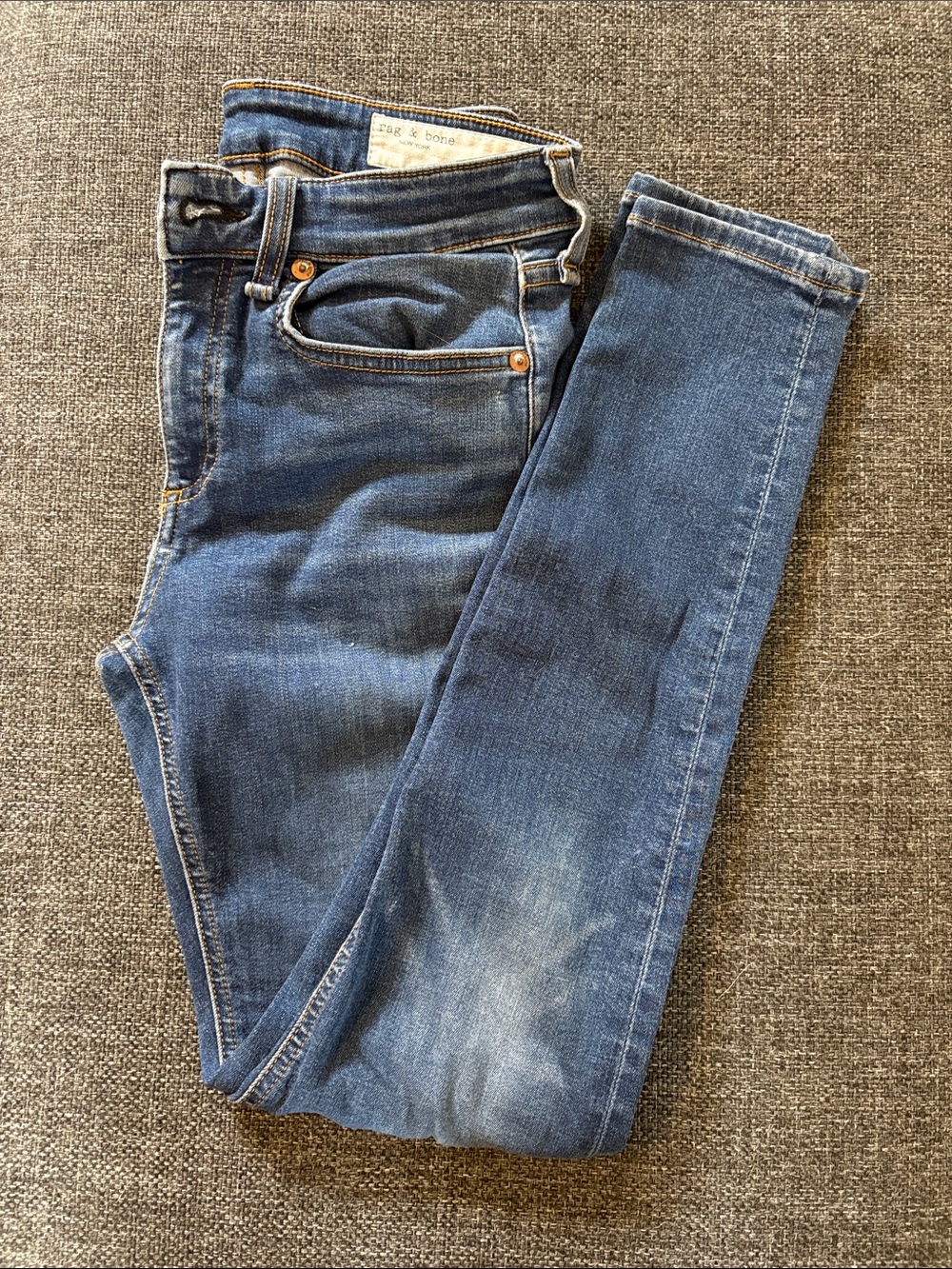 Classic Medium Wash Skinny Jeans